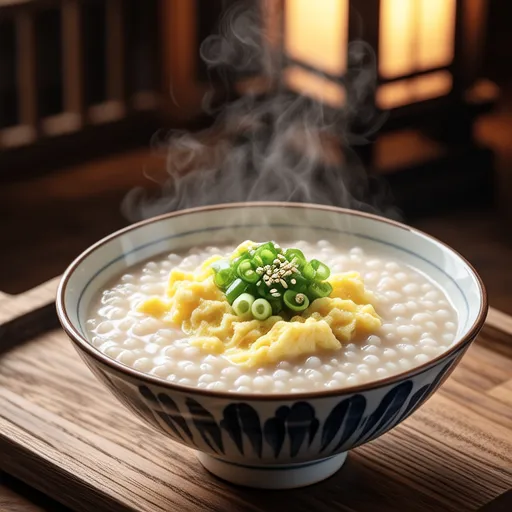 Shirasu and Egg Rice Porridge