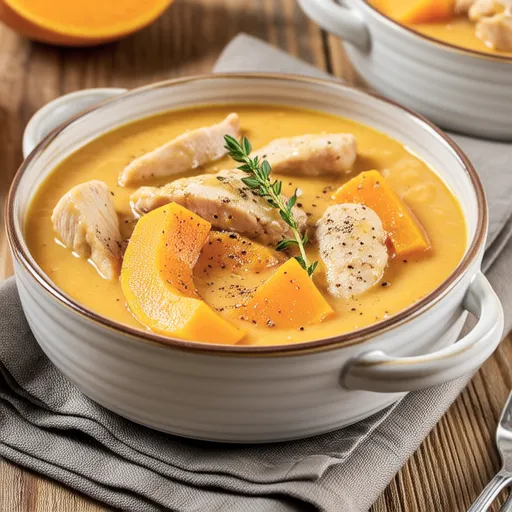 Chicken and Pumpkin Cream Stew