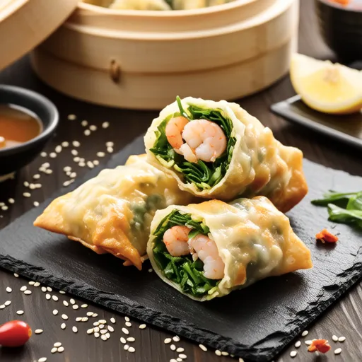 Shrimp and Shiso Stick Gyoza