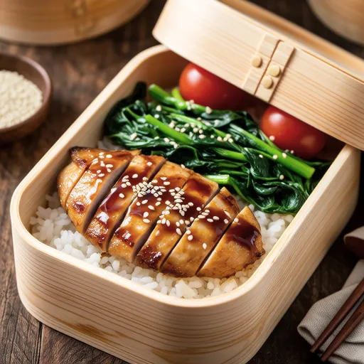 Grilled Chicken Breast Bento