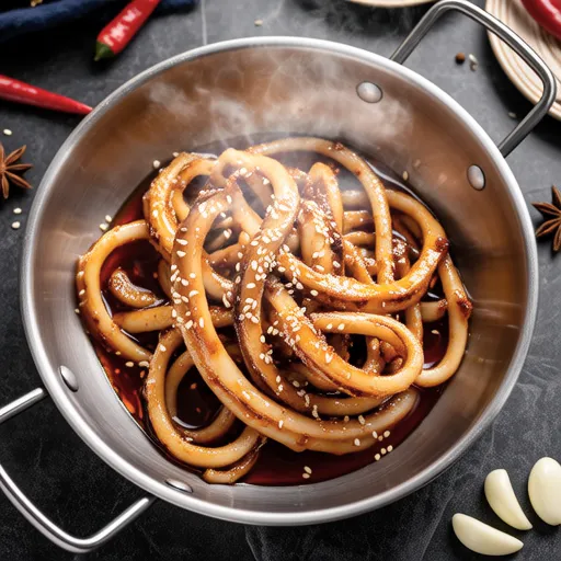 Soft Stir-fried Dried Squid (Jinmichae)