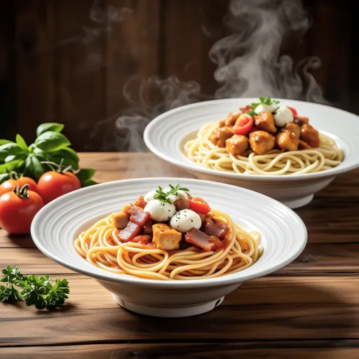 Two Types of Tossed Noodles