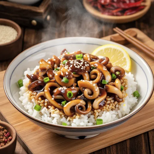 Squid Liver Fried Rice