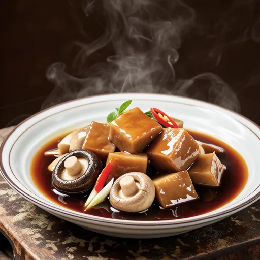 Radish and Mushroom Braised Dish