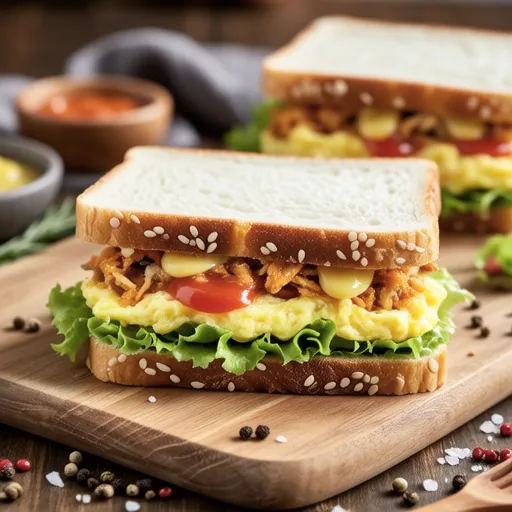 Tuna and Egg Aurora Sandwich
