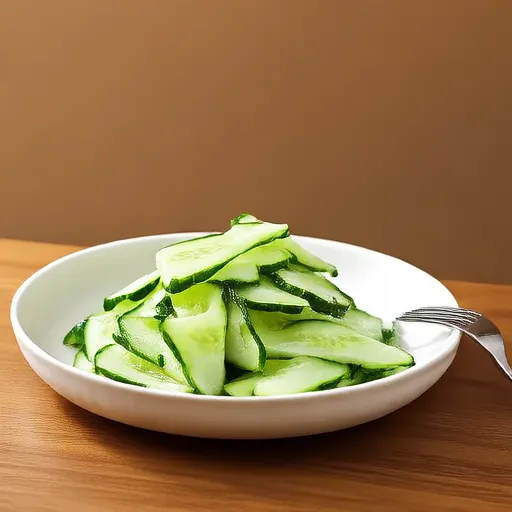 Салат из огурцов