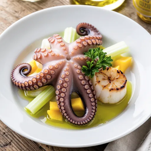 Octopus and Scallop Marinade