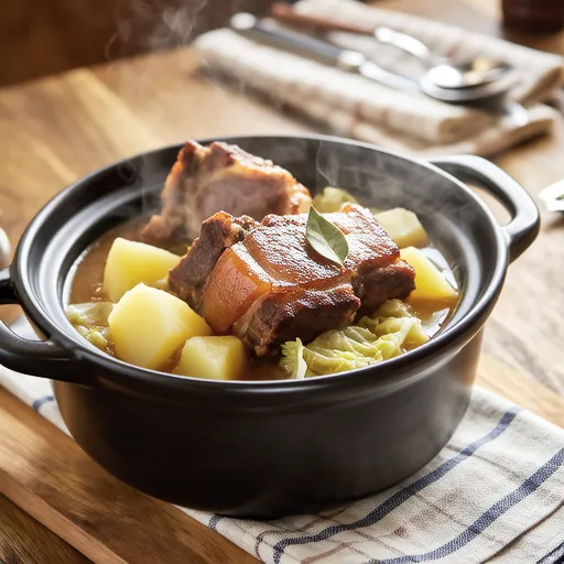 Pot-au-feu with Salted Pork
