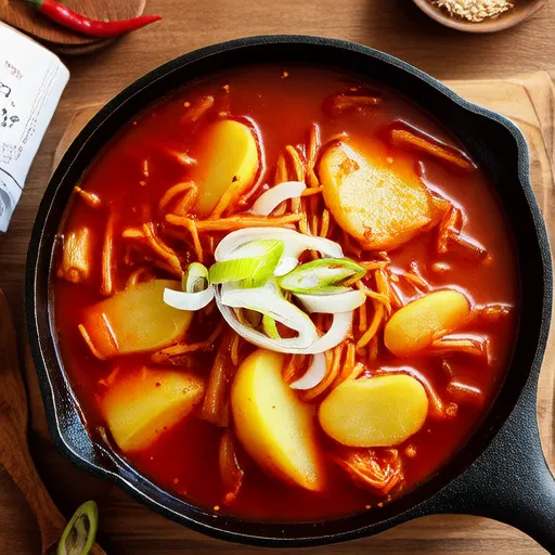 한국식 감자 스프