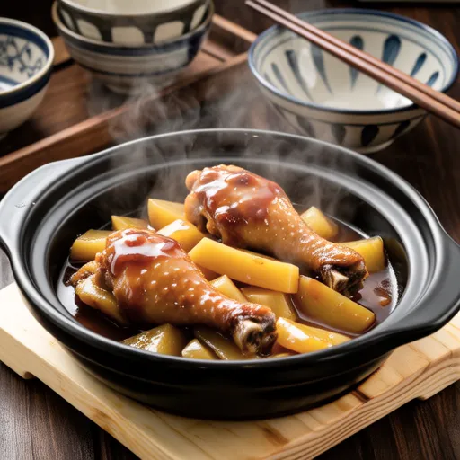 Spicy Daikon and Chicken Sweet-Savory Simmer