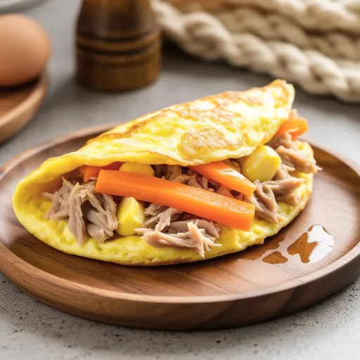 Carrot-packed Omelette