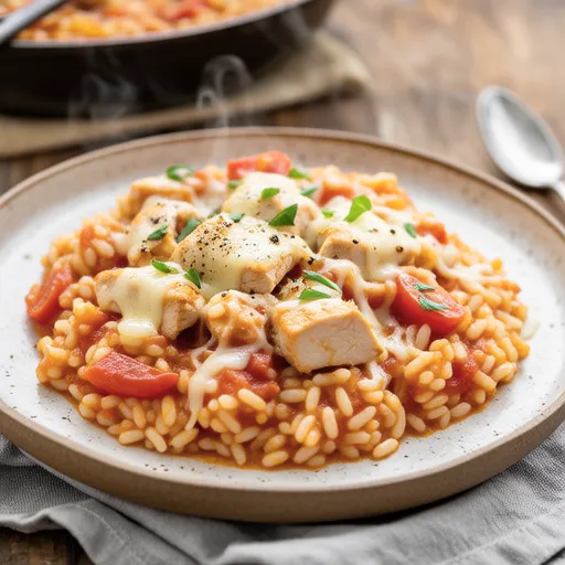 Tomato Cheese Risotto