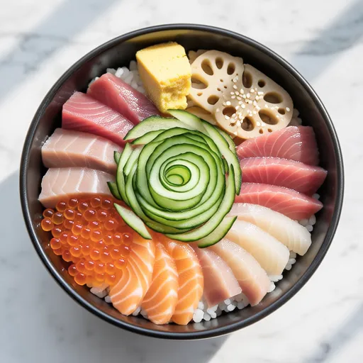 Milky Way Seafood Chirashi Sushi