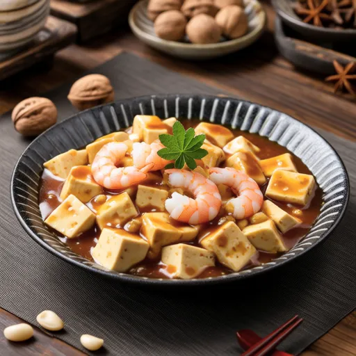 Tofu with Ginkgo Sauce