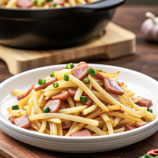 Potato and Ham Stir-fry