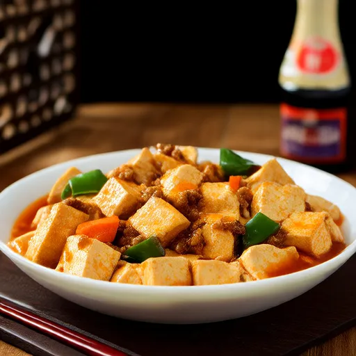 Tofu Sweet and Sour Dish
