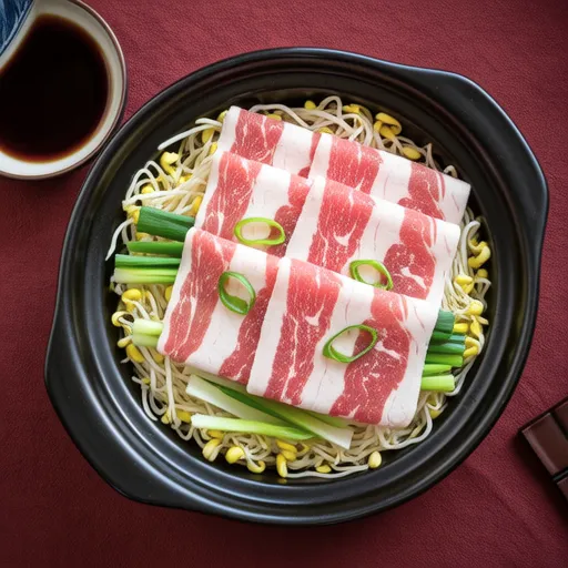 Milfeuille Hot Pot with Beef and Napa Cabbage