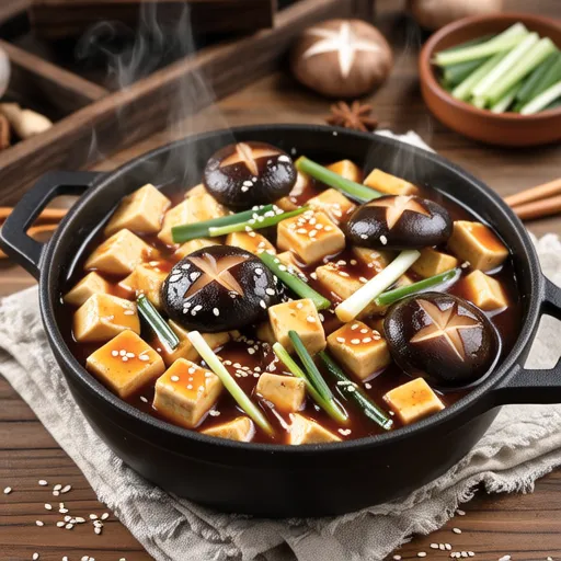 Spam and Tofu Braised Dish