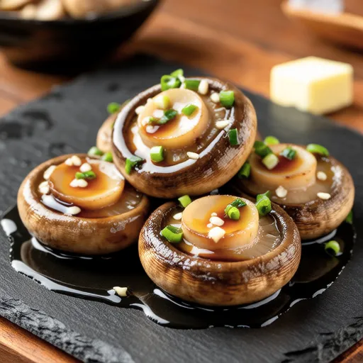 Grilled King Oyster Mushroom Scallops