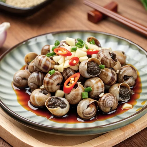 Stir-fried Sea Snail with Garlic