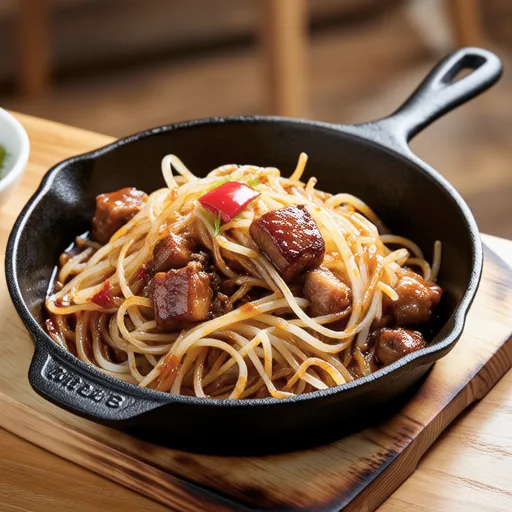 Ito Konnyaku Pork Kimchi Stir-fry