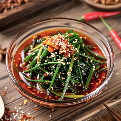 Spicy and Sweet Chive Salad