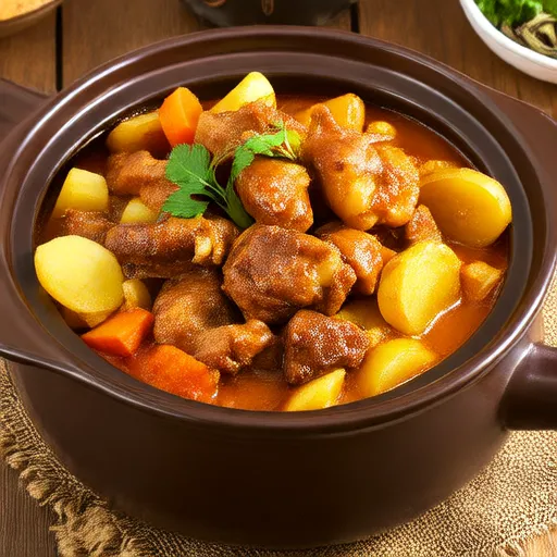 土豆鸡肉炖菜
