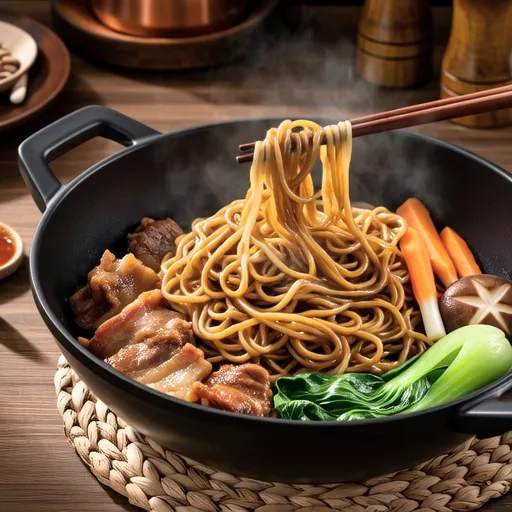 Chinese-style Konjac Noodle Stir-Fry with Sauce
