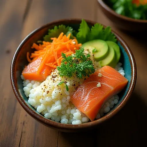 Bol de Sushi au Saumon et Avocat