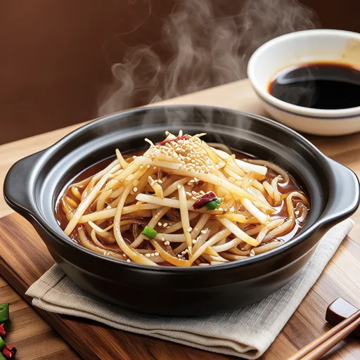 Kongnamul Mu Namul (Soybean Sprout and Radish Side Dish)
