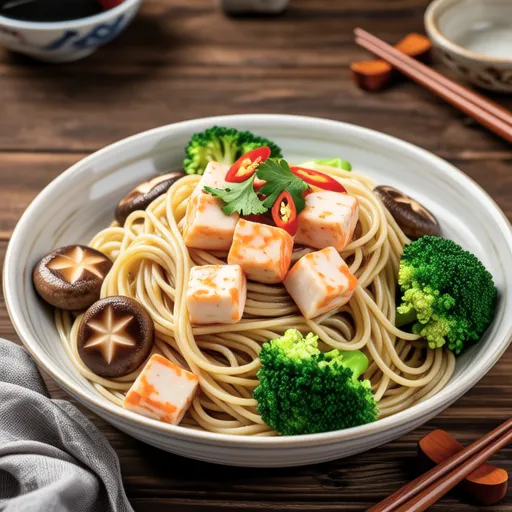 Saba Can and Broccoli Japanese Style Peperoncino