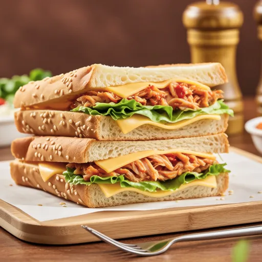 Tuna Kimchi Hot Sandwich
