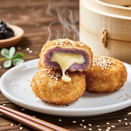 Yam Mochi Cheese Fry