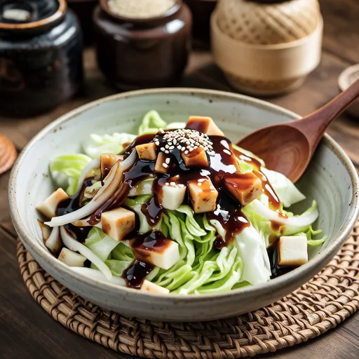 Spring Cabbage and Acorn Jelly Salad
