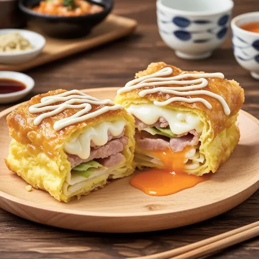 Cheese-filled Tonpei-yaki
