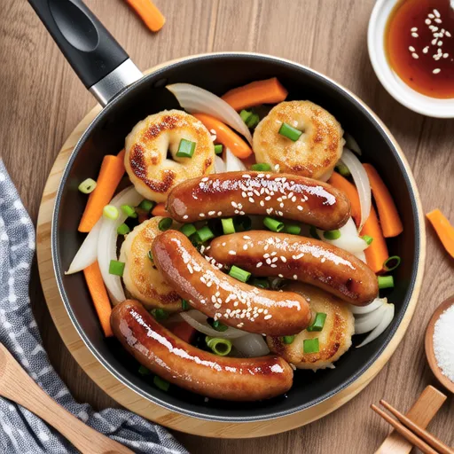 Stir-fried Vienna Sausage and Fish Cake