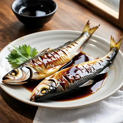 Grilled Sardines with Black Vinegar Sauce