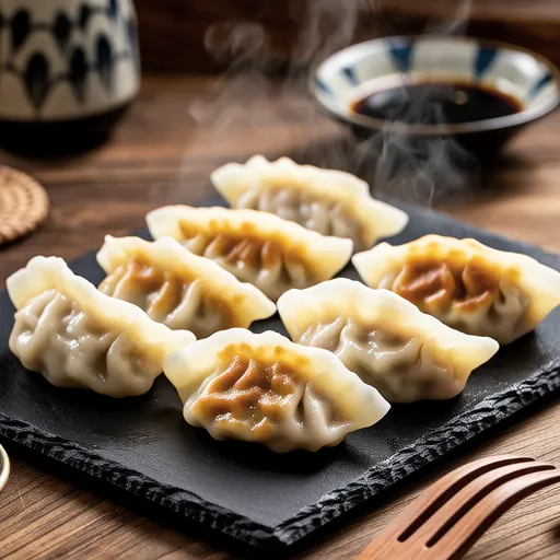 Shiso Leaf Pan-Fried Dumplings