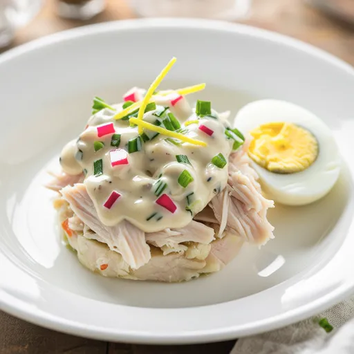 Chicken and Pickled Radish Tartare