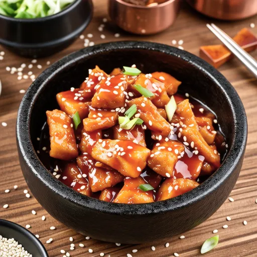 Dried Pollack Stir-fry with Gochujang