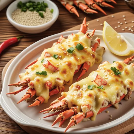 Cheese Baked Crab Stick and Chikuwa