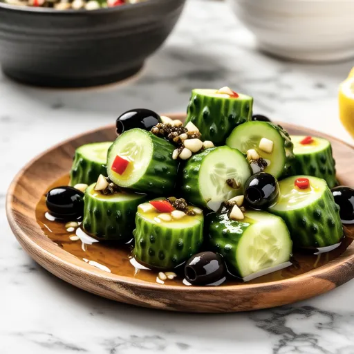 Addictive Cucumber with Anchovy and Olive