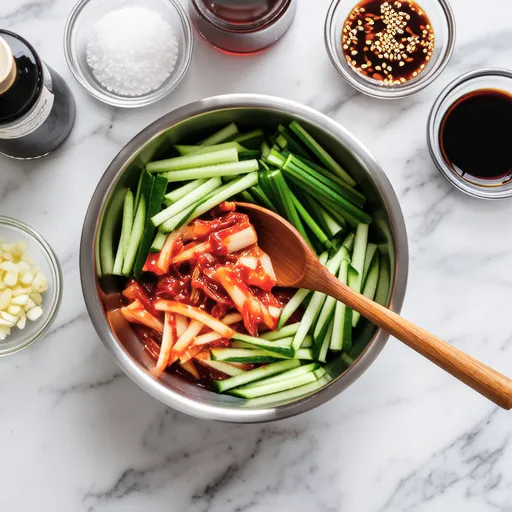Crunchy and Refreshing Cucumber Salad