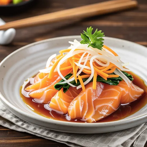Salmon with Shiso Nanban Marinade