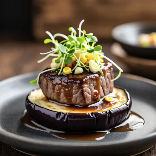 Eggplant Tenderloin Canapé
