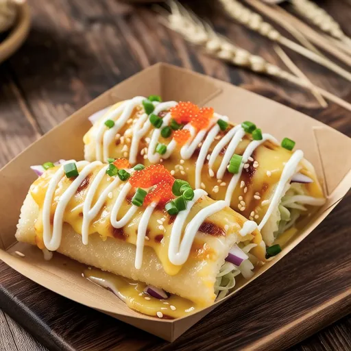 Chikuwa and Cabbage Cheese Bake