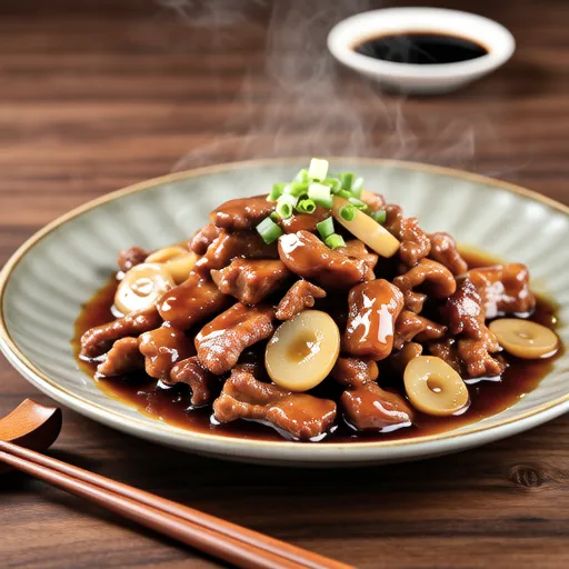 Sweet and Sour Stir-fried Pork with Pickled Shallots