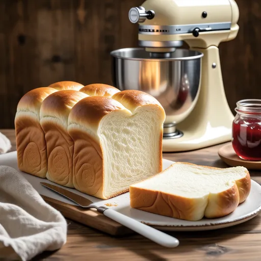Soft Morning Bread with Jam