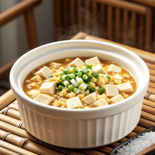 Simple Egg Soup with Tofu Recipe