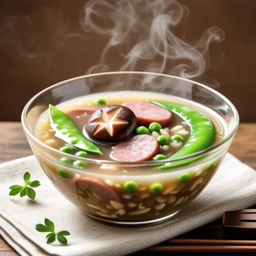 Snap Pea Consommé Soup